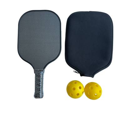 3K flat muddy racket 1+zipper bag+2 ball